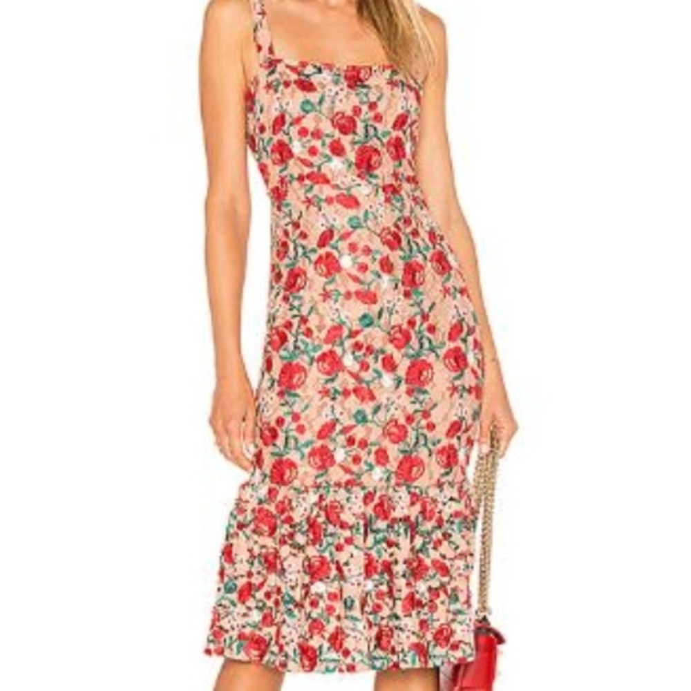 Lovers + Friends Under The Stars Midi Dress NWT